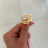 Złoty pierścionek Infinity Gold próby 585