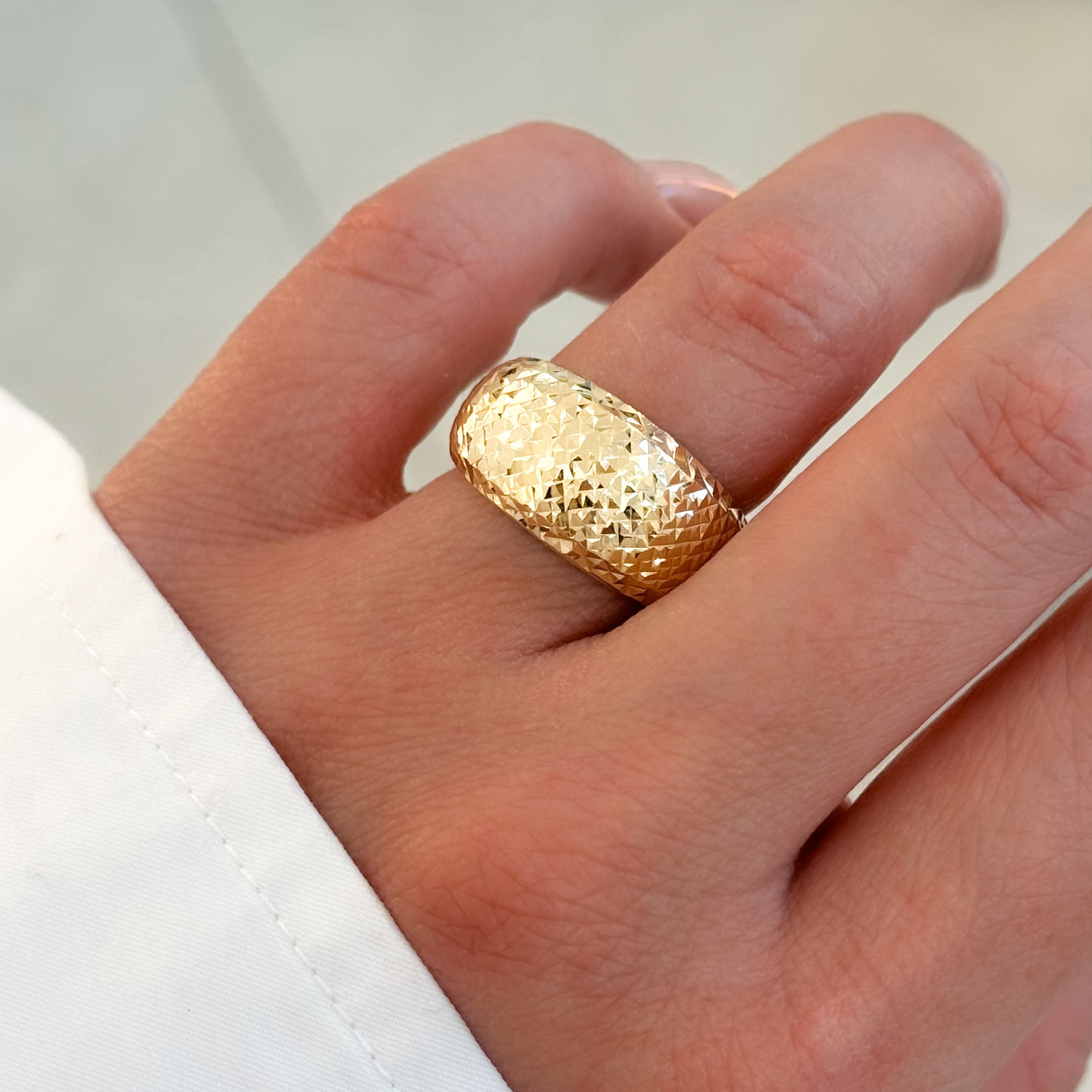 Diamentowany pierścionek próba 585