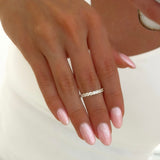 Obrączka Eternity próba złota 585