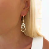Kolczyki Lumina z białym złotem próba 585