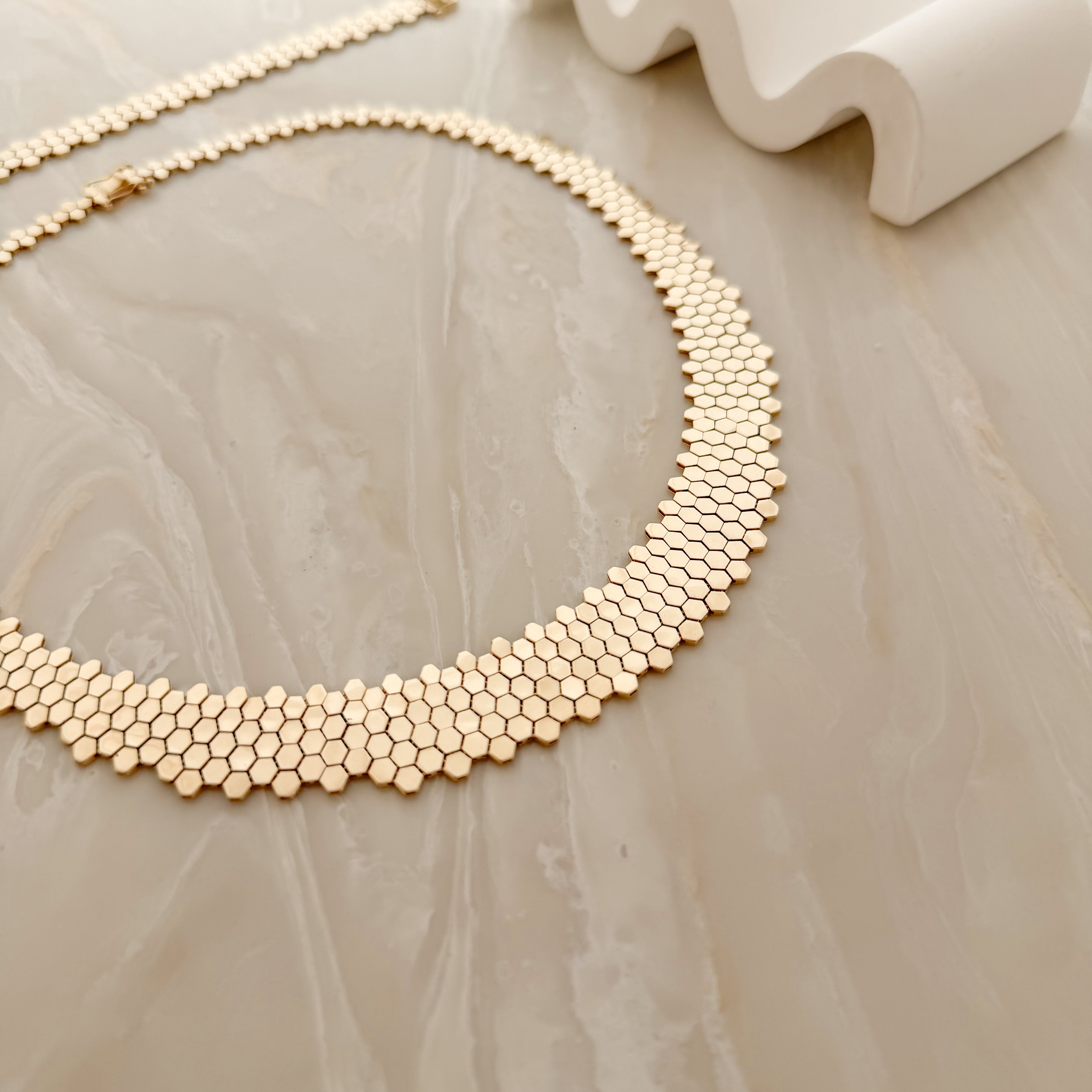 Komplet Royal Honey Gold, złoto próby 585