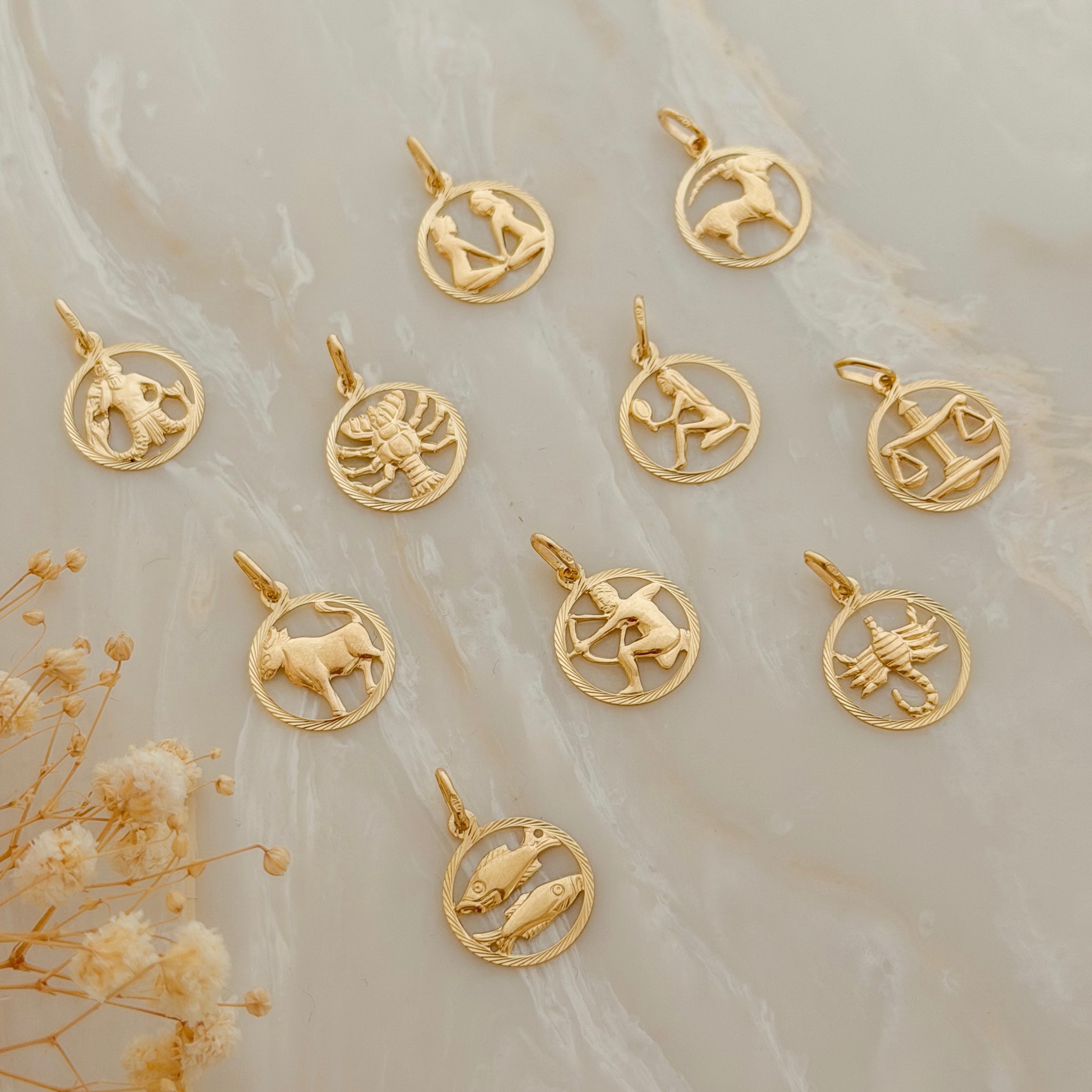 Zawieszka złota znak zodiaku, próby 585
