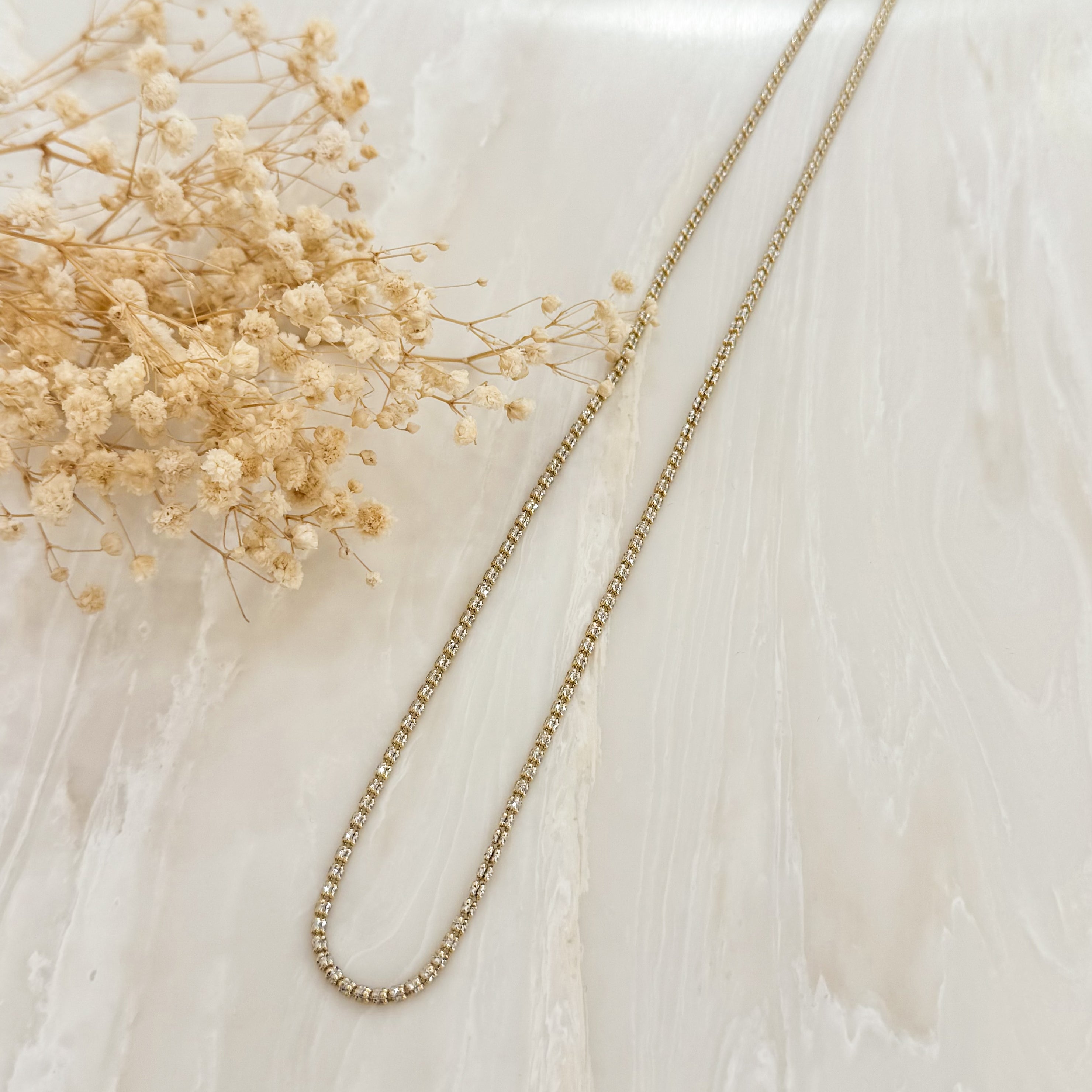 Elegancki diamentowany komplet z żółto-białego złota próba 585